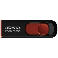 USB флеш накопичувач ADATA 16Gb C008 Black/Red USB 2.0 (AC008-16G-RKD)
