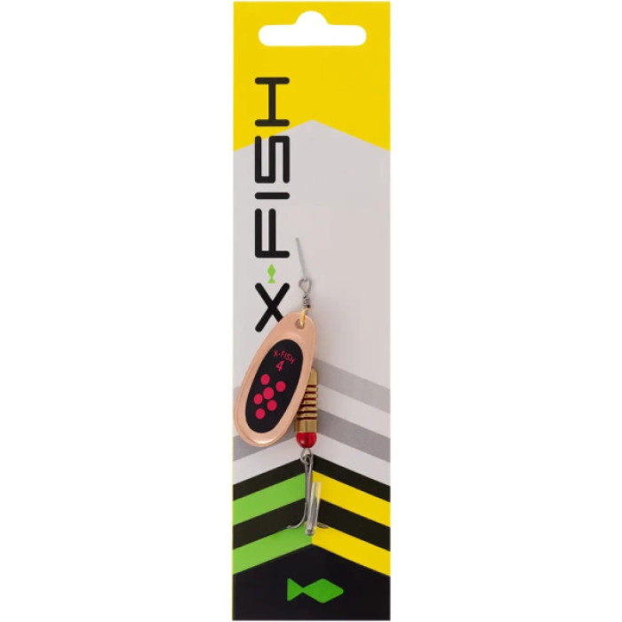 Блешня X-Fish Spike 9.5g 4 Copper black orange (1917.06.40)