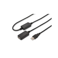 Дата кабель USB 2.0 AM/AF 20.0 m active Digitus (DA-73102)