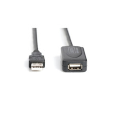 Дата кабель USB 2.0 AM/AF 20.0 m active Digitus (DA-73102)