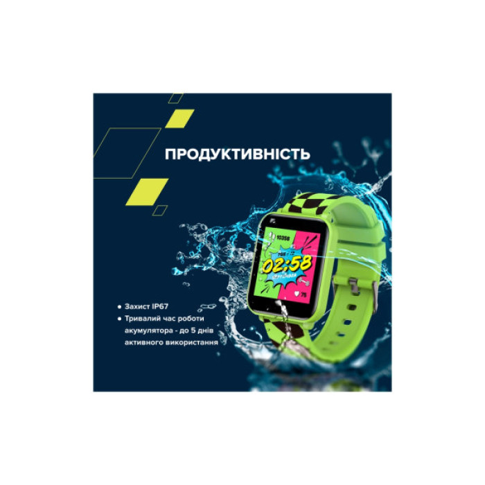 Смарт-годинник Canyon Joyce KW-43 DUAL BT Music Green (CNE-KW43YB)