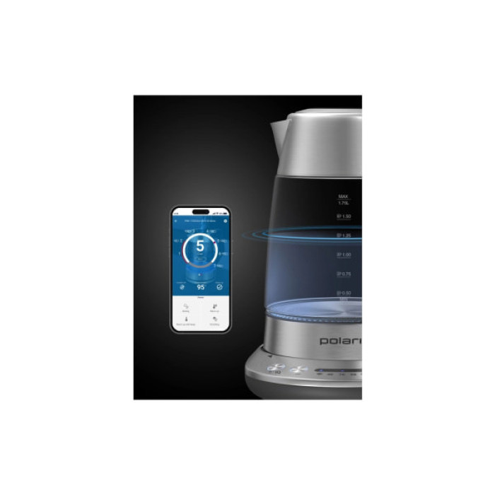 Електрочайник Polaris PWK 17115CGLD WIFI IQ Home Матовий