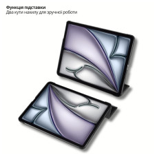 Чохол до планшета BeCover Tri Fold Hard Apple iPad Air 13" M4 2026 Black (715333)