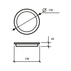 Світильник Eurolamp GL 25W 5000K (LED-NLR-25/5)