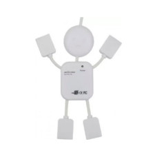 Концентратор Voltronic USB 2.0 to 4xUSB man OEM (YT-HM4-W)