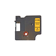 Стрічка для принтера етикеток UKRMARK RL-D-R-46024-BK/GO шовкова стрічка. для DYMO серії D1. 12мм (900309)