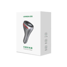 Зарядний пристрій Ugreen USBC PD20W + USB QC3.0 silver (60712)