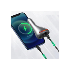 Зарядний пристрій Ugreen USBC PD20W + USB QC3.0 silver (60712)