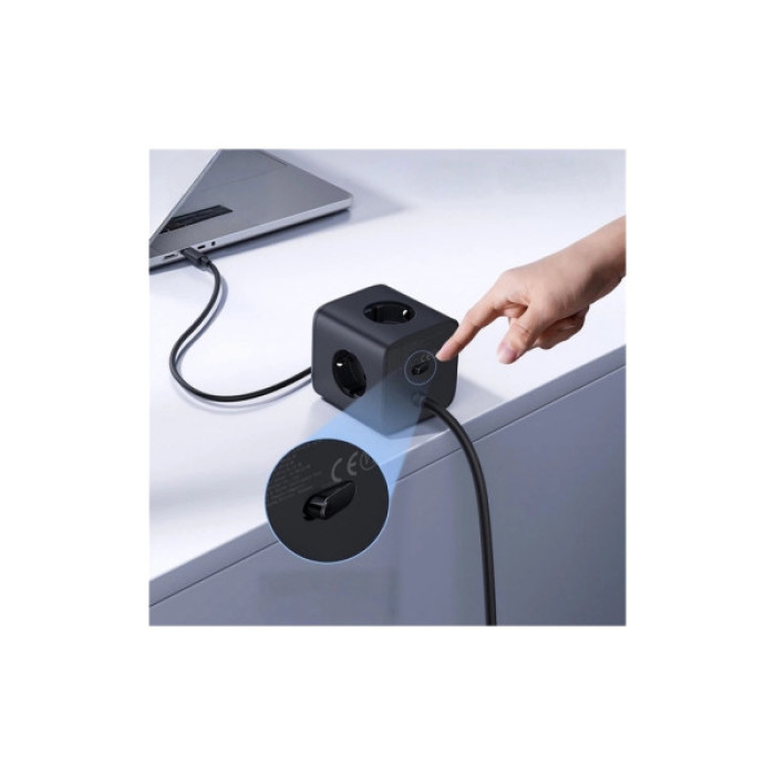 Мережевий фільтр живлення Baseus EnerFill FA11 Cube Power Strip (E00082100123-00)