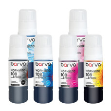 Чорнило Barva Epson 108 6x70 мл, BK/C/M/Y/LC/LM, special, OneKey (E108-070-MP)