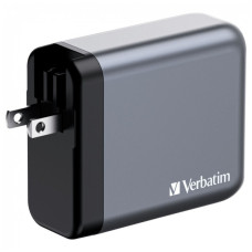 Зарядний пристрій Verbatim GaN 140 W 4 ports (2xUSB-C-140 W,USB-C 20 W /USB-A -3.0) (32203)