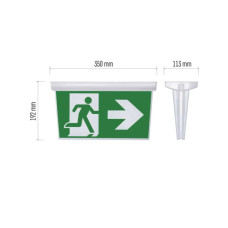Світильник EMOS IP65 ВИХІД (ZN1112)