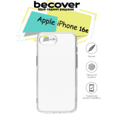 Чохол до мобільного телефона BeCover Apple iPhone 16e Transparancy (713239)