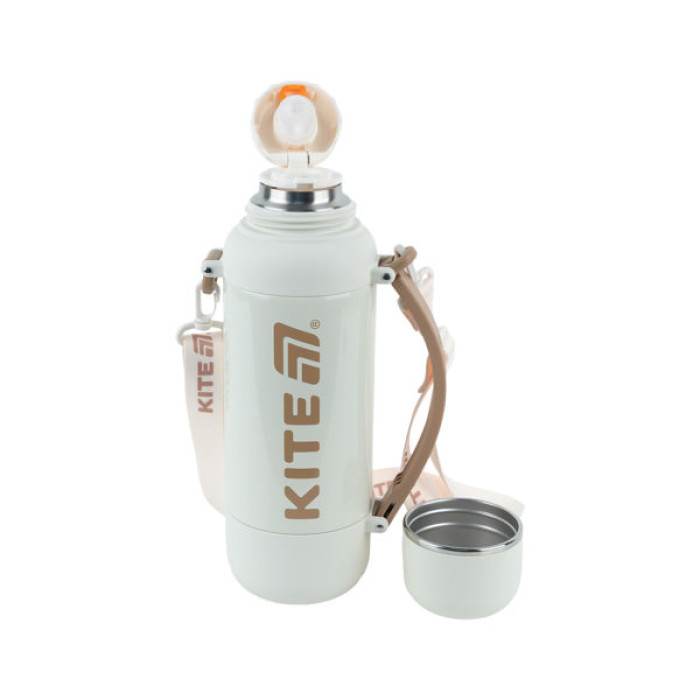 Термос Kite 1200 мл, бежевий (K25-1225-2)