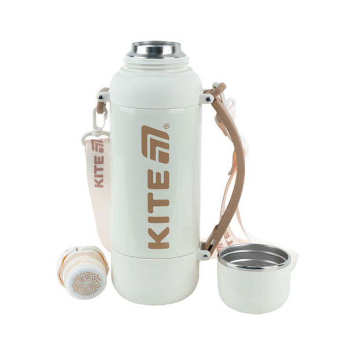 Термос Kite 1200 мл, бежевий (K25-1225-2)