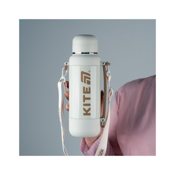 Термос Kite 1200 мл, бежевий (K25-1225-2)