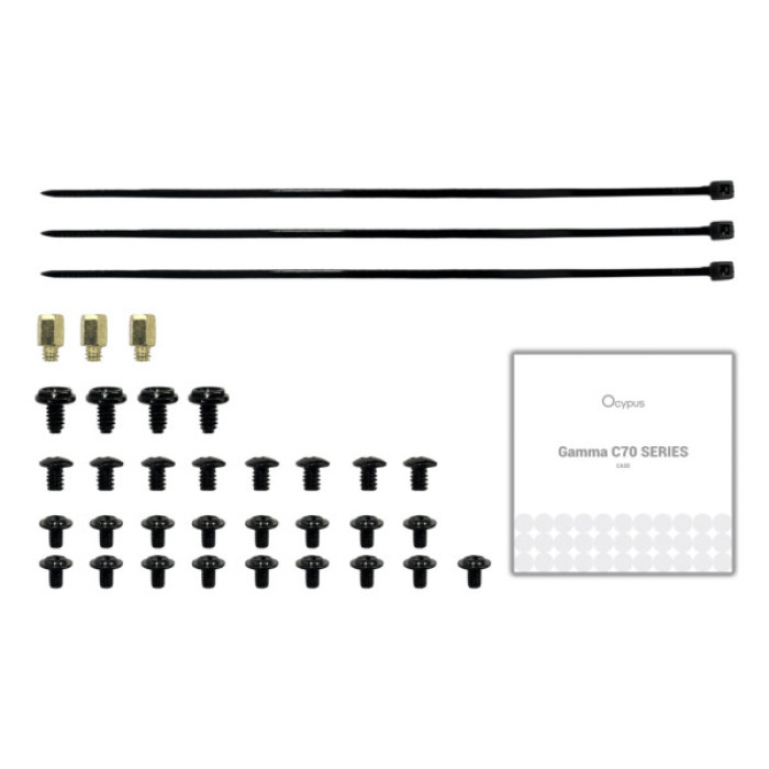 Корпус OCYPUS GAMMA C70 BK ARGB (GAMMA-C70-BKG400XX-GL)