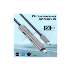 Дата кабель USB-C to USB-C 1.5m Promate (portlink-c3.black)