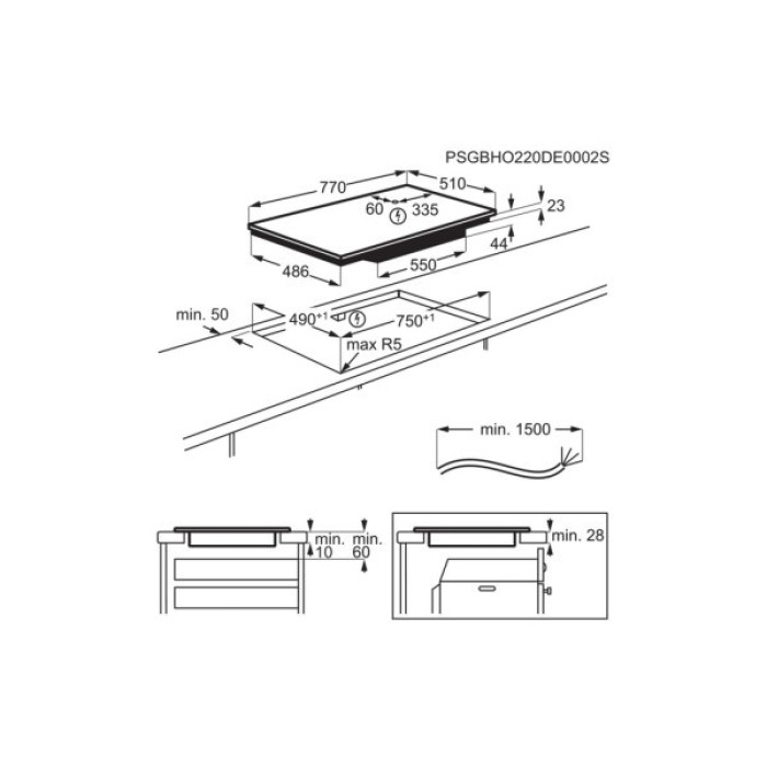 Варочна поверхня Electrolux EIS82453IZ