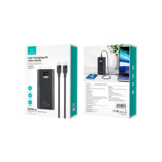 Батарея універсальна Usams PB68 30000mAh PD/3.0/65W, QC/3.0, Black (ATXLOGTC01)