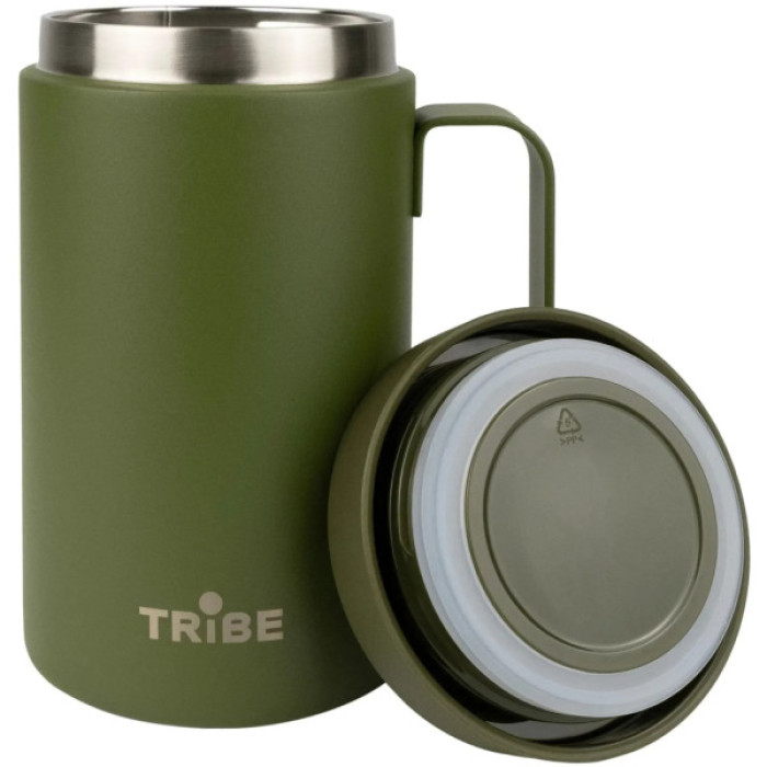 Термокружка Tribe Adventure Mug 450 мл olive (T-FA-0032-olive)
