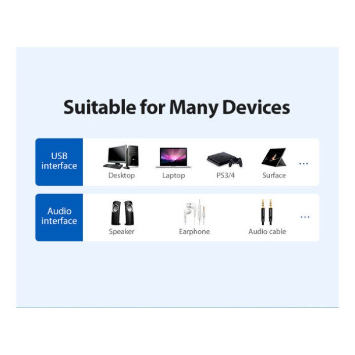 Звукова плата VENTION Audio USB 1х3,5mm jack 4pin Metal (OMTP-CTIA) (CDLH0)