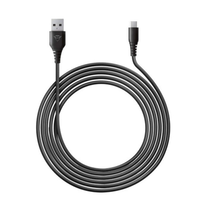 Дата кабель USB 2.0 AM to USB-C 3.0m GXT 226 for PS5 black Trust (24168_TRUST)