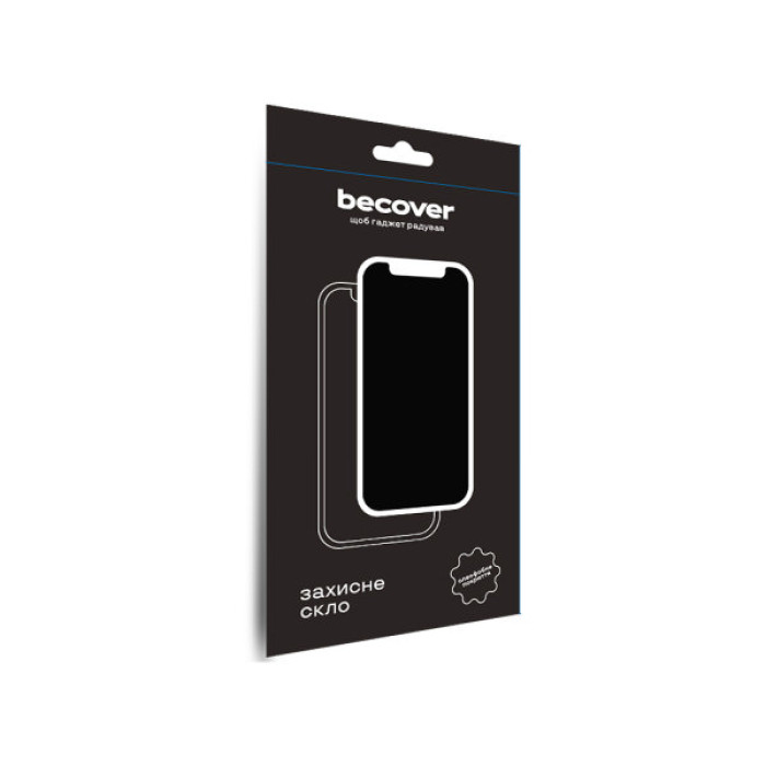 Скло захисне BeCover Apple iPhone 14 Pro Black (707968)