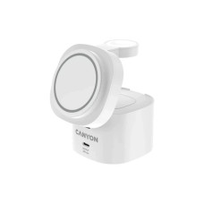 Зарядний пристрій Canyon 4-in-1 wireless charging stand 30W + charger 65W + cable 1.0m white (CNS-WCS405W)