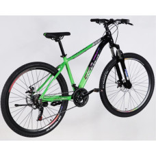 Велосипед Space 27.5" PHAETON DD FR рама-17" AL 2026 зелено-чорний (OPS-SP-27.5-080)