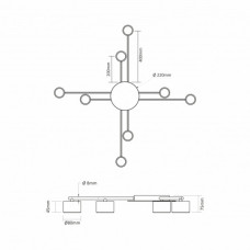 Світильник Videx VL-SPF22B-W
