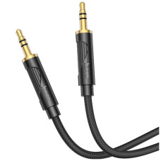 Кабель мультимедійний 3.5mm M to 3.5mm M 1.0m Black HOCO (6942007625463)