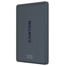 Батарея універсальна Canyon 5000mAh OnPower 500 PD20W Magnetic wireless MagSafe Black (CNS-CPB500B)