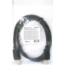 Кабель мультимедійний HDMI M to HDMI M 1.0m Defender (87350)