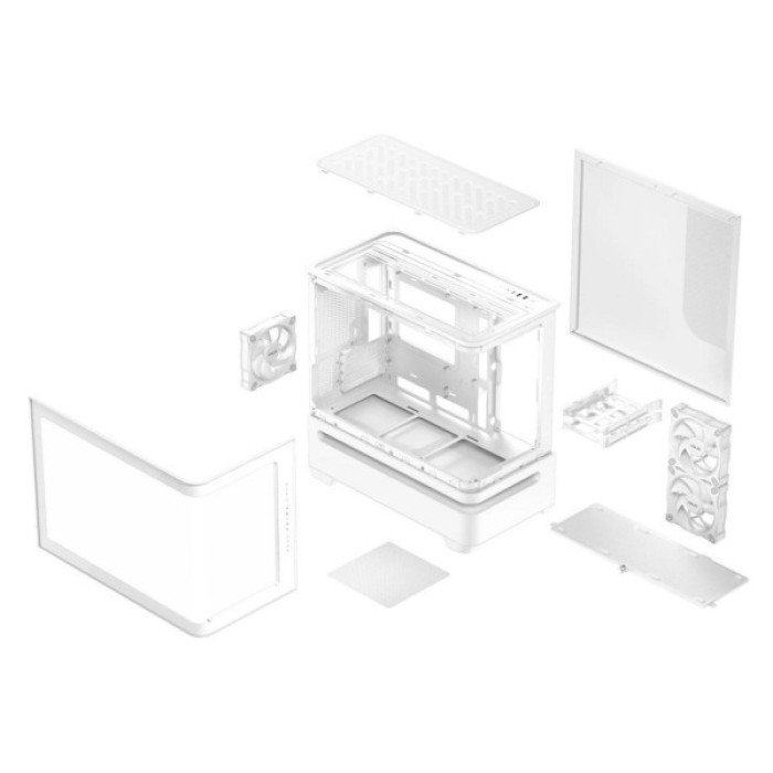 Корпус ASUS Prime AP202 ARGB Tempered Glass White (90DC00P3-B19000)