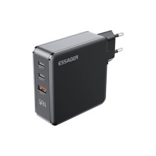 Зарядний пристрій Essager 2xUSB-C + 1xUSB 140W GaN (ECT2CA-ZCB01-Z)