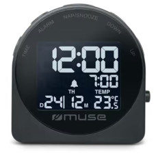 Настільний годинник Muse цифровий чорний (M-09 C)
