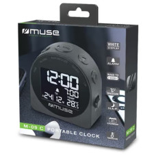 Настільний годинник Muse цифровий чорний (M-09 C)