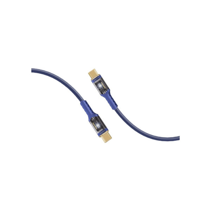Дата кабель USB-C to USB-C 1.2m Promate (lucidline-cc120.navy)