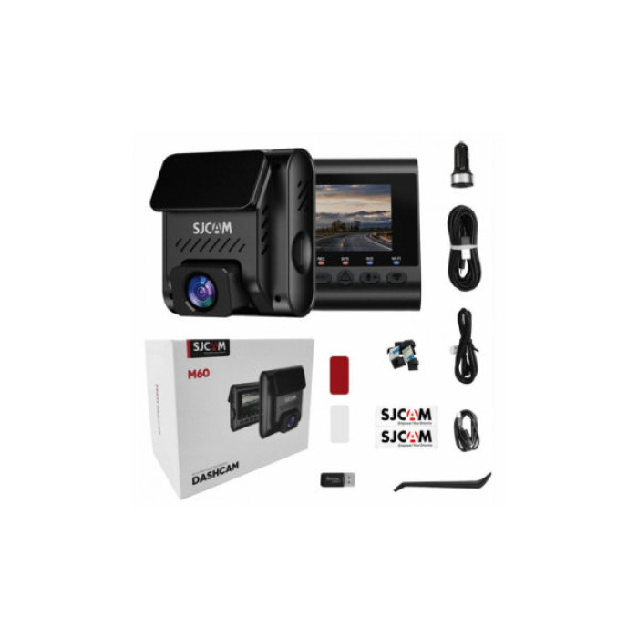 Відеореєстратор SJCAM Dashcam M60, WIFI, GPS, 4K, HDR (6972476162930)