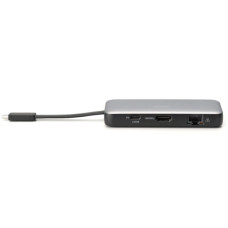 Порт-реплікатор Digitus USB-C > HDMI/2xUSB-A/USB-C/SD/MicroSD/RJ54, Travel (DA-70916)