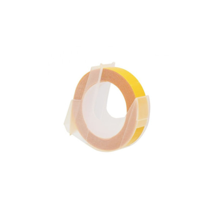 Стрічка для принтера етикеток UKRMARK D-520108-YE, 9 мм х 3 м, жовта, аналог DYMO 520108 / S0898170 (900861)