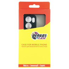 Чохол до мобільного телефона Dengos Oppo Reno13 F Case Matte + Glass (Black) (DG-KM-149)