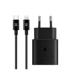 Зарядний пристрій Armorstandart AR-TA800 25W USB-C + cable USB-C to Lightning black (ARM77721)