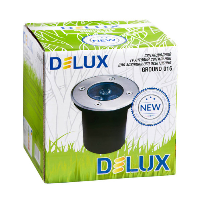 Світильник Delux GROUND 016 LED 3W 5000К 230V IP67 (90014246)