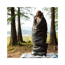 Спальний мішок Naturehike з капюшоном M320 CNK2350WS023, зелений камуфляж, лівий (6975641889199)