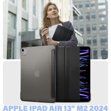 Чохол до планшета BeCover Tri Fold Hard Apple iPad Air 13" M2/M3 (2024/2025) Black (711471)