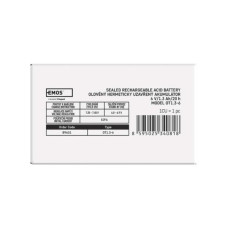 Батарея до ДБЖ EMOS B9651 AGM 6V 1.3Ah fast 4,7mm (B9651)