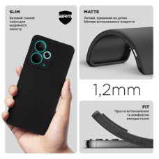 Чохол до мобільного телефона Armorstandart Matte Slim Fit Realme 14T Black (ARM83895)