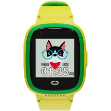 Смарт-годинник Canyon Sunny KW-48 Video 4G GPS Games Music Yellow/Green (CNE-KW48YG)